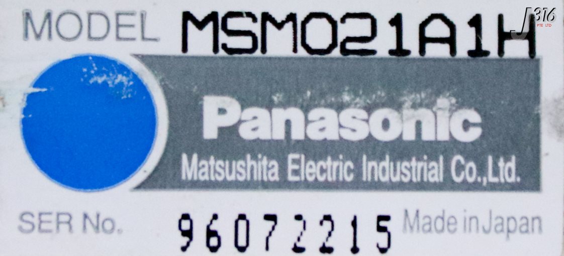 35746 PANASONIC AC SERVO MOTOR W/ BALL REDUCER BR 85SH MSM021A1H